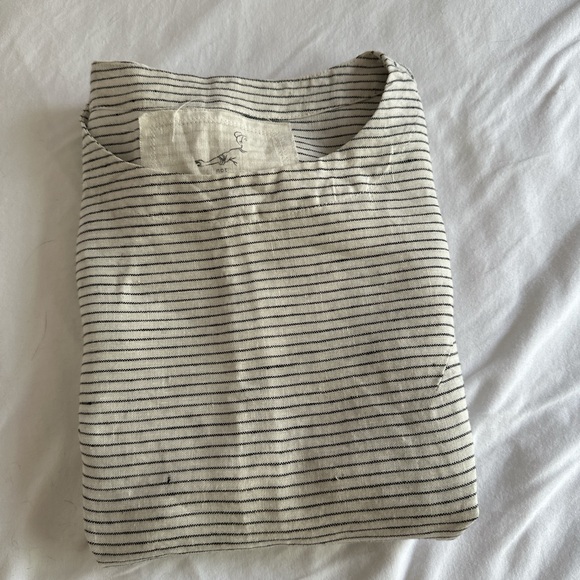 Not Perfect Linen Top Stripes - Picture 3 of 3